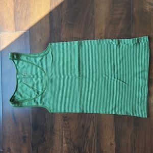 The Original Arizona Jean Company brand Green striped tank top Size Large